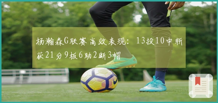 杨瀚森G联赛高效表现：13投10中斩获21分9板6助2断3帽