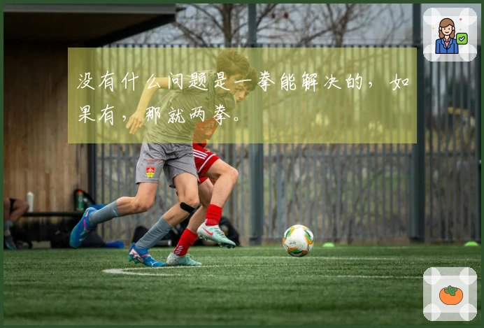 没有什么问题是一拳能解决的，如果有，那就两拳。